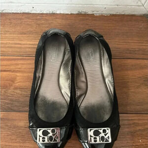 Coach Patent Leather Ballet Flats